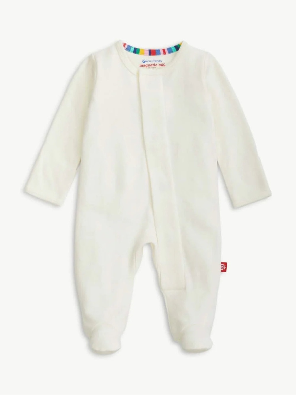Magnetic Me Cream Organic Cotton Footie 0-3 3-6 6-9 months